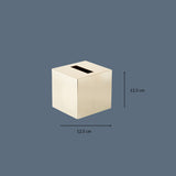 Square brass kleenex box