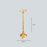 Brucaliffo brass floor ashtray