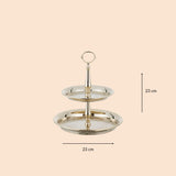 Brass cake stand