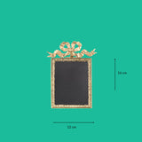 Small brass frame with ribbon