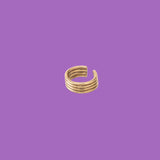Adorn your fingers with the exquisite Tubes Brass Rings by KiaraLN. These stunning rings feature bands of brass, handcrafted to perfection