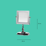 Chrome tabletop mirror small