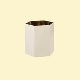 Portapenne Treasures piccolo esagonale in ottone
