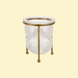 Portapenne Enchanted piccolo in ottone e vetro