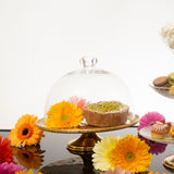 Large brass cake stand
