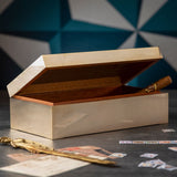 Brucaliffo brass cigar box