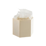 Hexagonal brass kleenex box