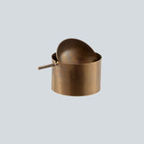 Brucaliffo brass tilting ashtray large