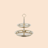 Brass cake stand