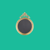 Sissi brass frame with crown