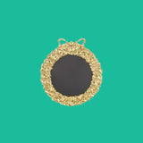 Sissi brass frame with roses garland