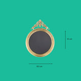 Sissi brass frame with crown