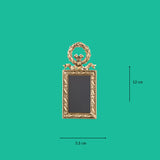 Sissi rectangular small frame with garland