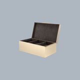 Treasure brass jewelry box with compartments