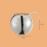 Brass ball jug large