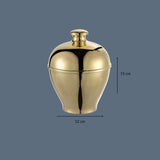 Brass piggy bank large