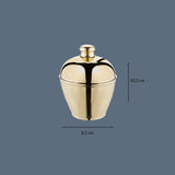 Brass piggy bank small