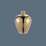 Brass piggy bank medium