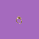 Handmade by KiaraLN, this brass hedgehog ring combines whimsy and elegance