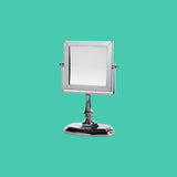 Chrome tabletop mirror small