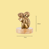 Aurora brass squirrel press papier