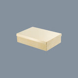 Scatola Treasure rettangolare in ottone media